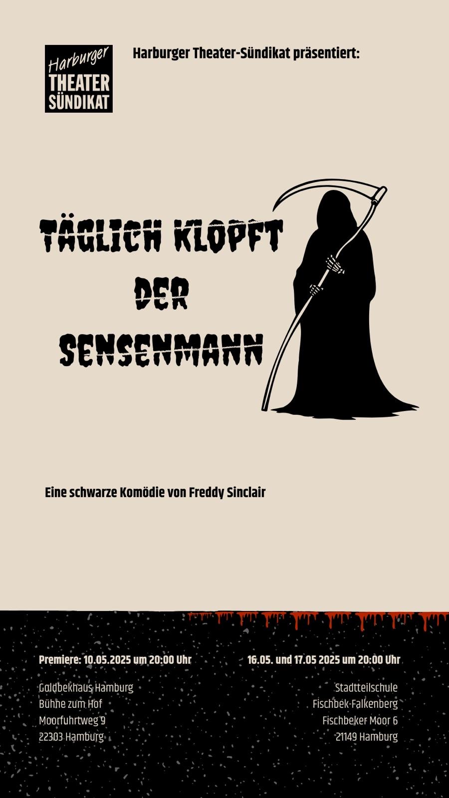Plakat Sensenmann