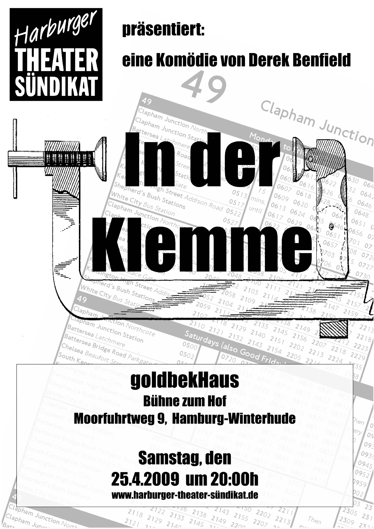 In der Klemme Poster