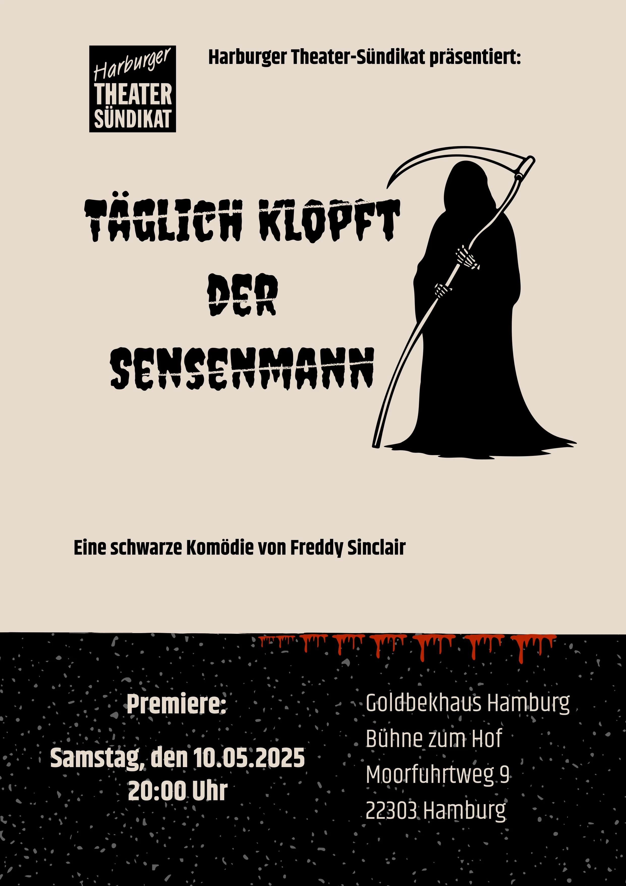 Täglich klopft der Sensenmann Poster